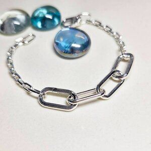 New Authentic Pandora ME Link Chain Sterling Silver Bracelet 6 Inches Small Size
